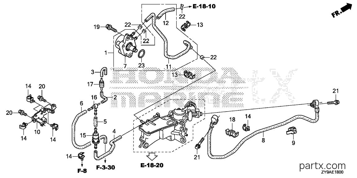 Honda BF100A XRTA - FUEL PUMP