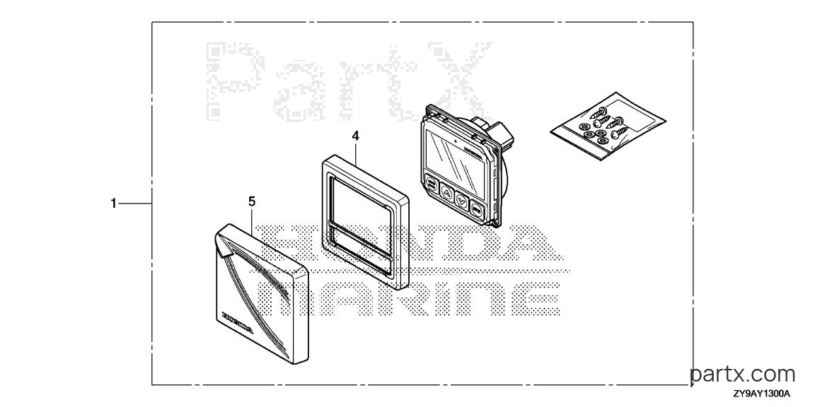 Honda BF100A LRTA - DISPLAY KIT