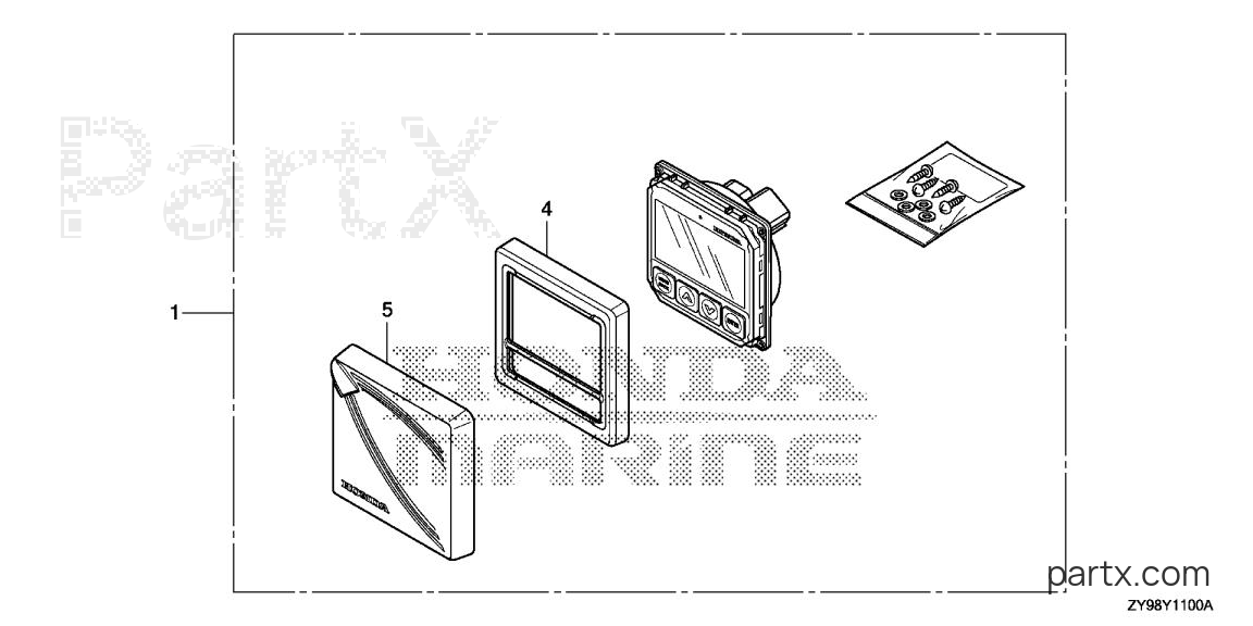 Honda BF75DK4 LRTA - DISPLAY KIT