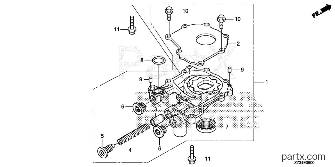 Honda BFP60A LRTA - OIL PUMP