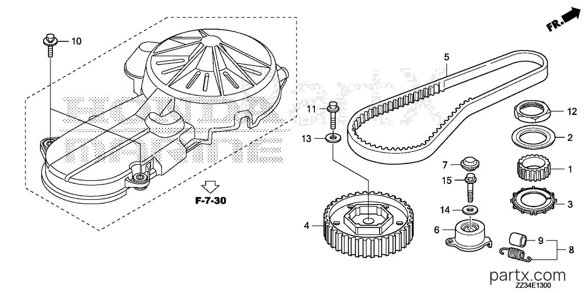 Honda BF60A LRTA - TIMING BELT