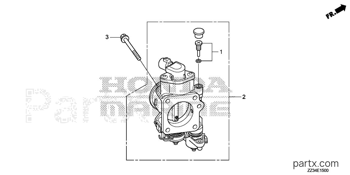 Honda BFP60A LRTA - THROTTLE BODY