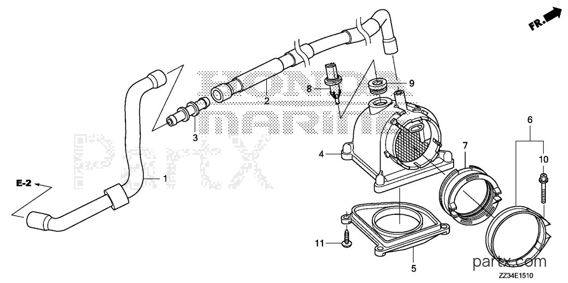 Honda BF60A XRTA - AIR GUIDE