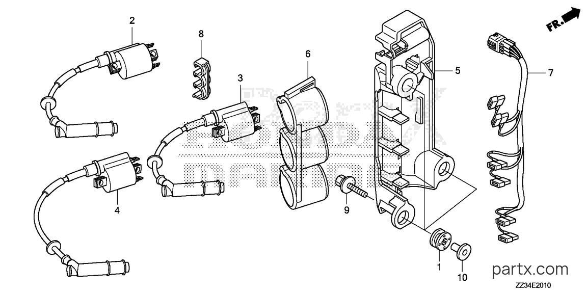 Honda BFP60A XRTA - IGNITION COIL