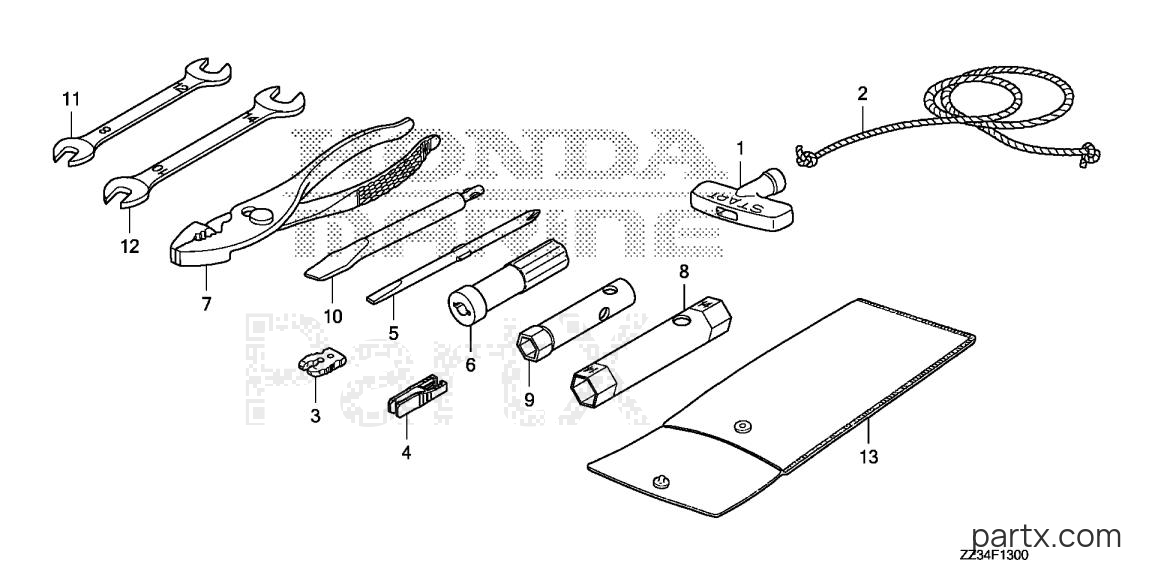 Honda BFP60A XRTA - TOOL