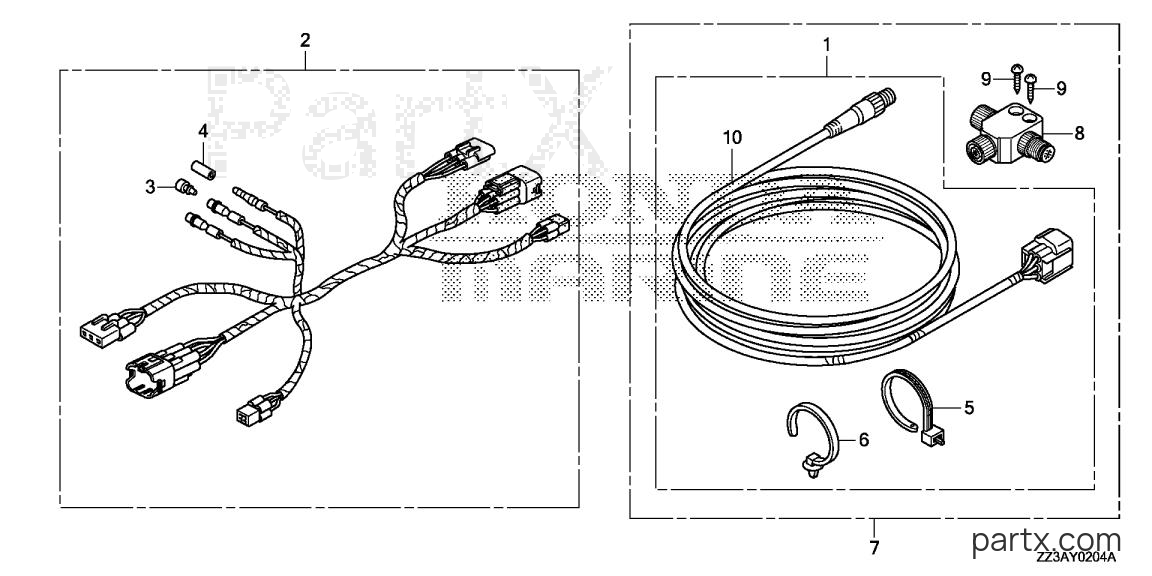 Honda BFP60AK1 LRTB - INTERFACE CABLE KIT
