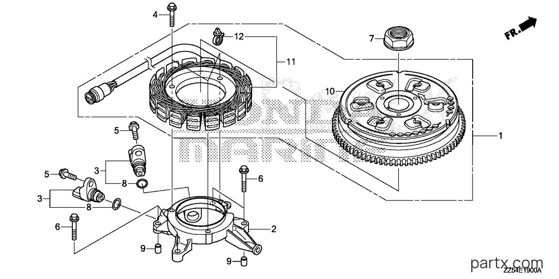 Honda BF40D LRTA - ALTERNATOR