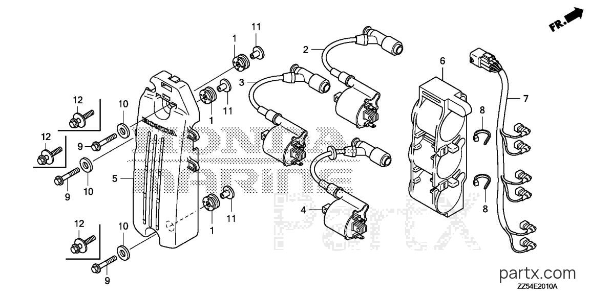 Honda BF40D LHA - IGNITION COIL