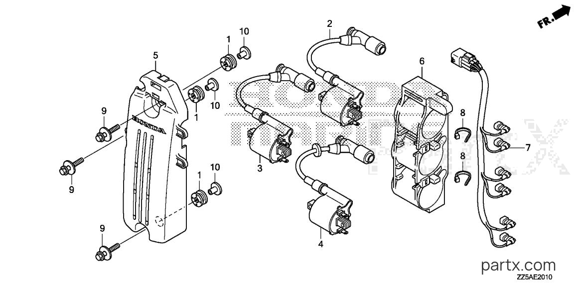 Honda BF50DK2 XRTA - IGNITION COIL