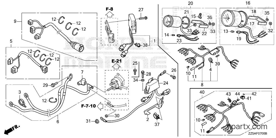 Honda BF40DK4 LRTA - REGULATOR