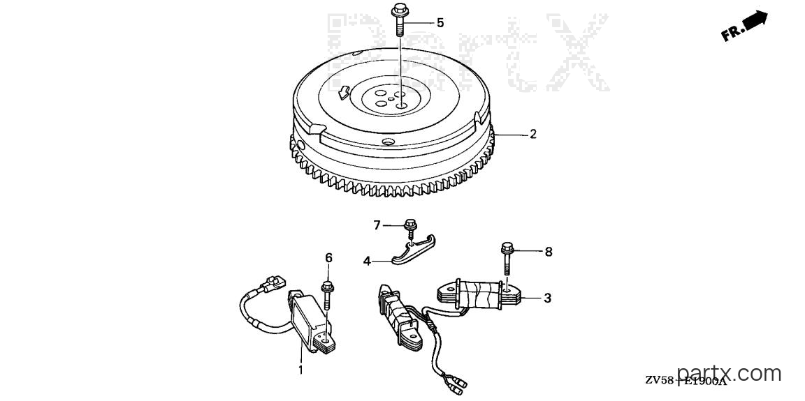 Honda BF50AY LHTA - FLYWHEEL
