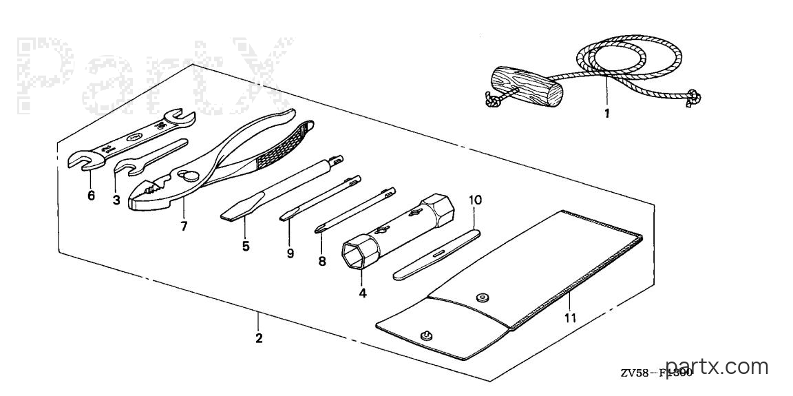 Honda BF40A1 LHTA - TOOLS