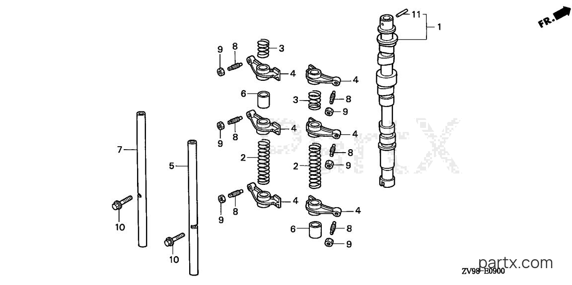 Honda BF25A3 LHA - CAMSHAFT