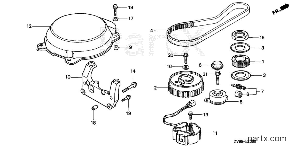 Honda BF30A2 SRSA - TIMING BELT
