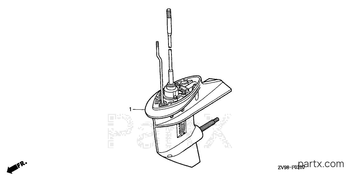 Honda BF25A2 SHA - GEAR CASE