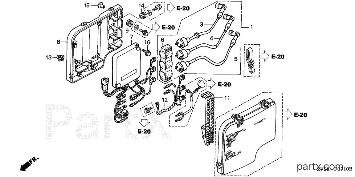 Honda BF30A1 SHA - IGNITION COIL