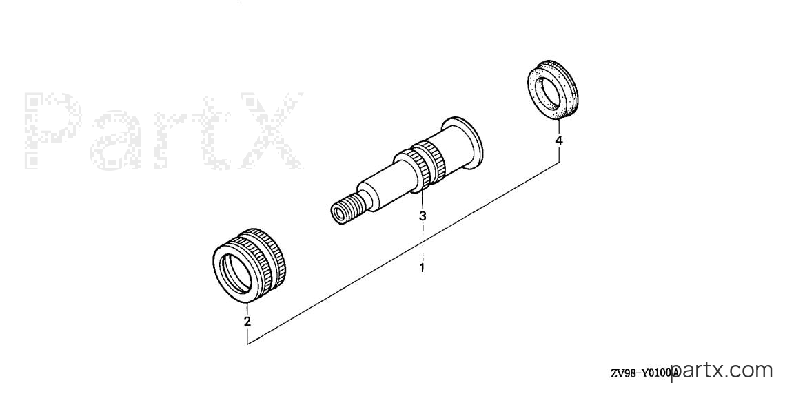 Honda BF30A2 SRSA - WATER HOSE JOINT