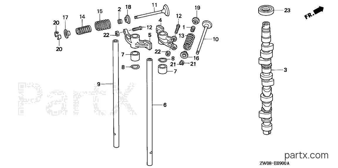 Honda BF75A2 LRTA - CAMSHAFT - VALVE