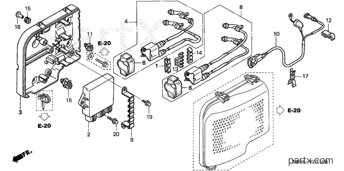 Honda BF75A3 LHTA - IGNITION COIL - C.D.I. UNIT