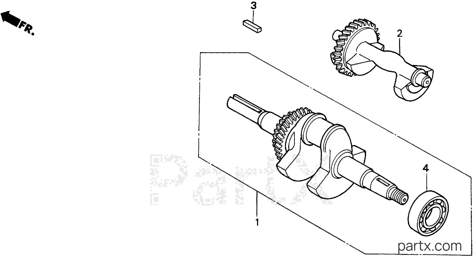 Honda H5013 AC4/B - CRANKSHAFT