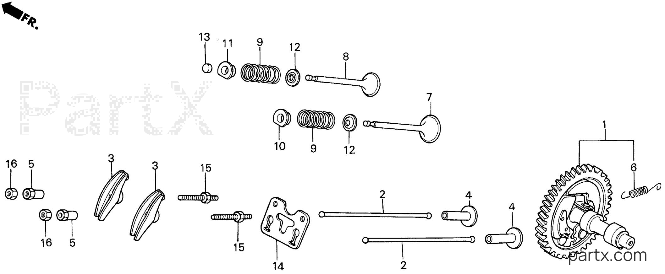 Honda H5013 A2/B - CAMSHAFT