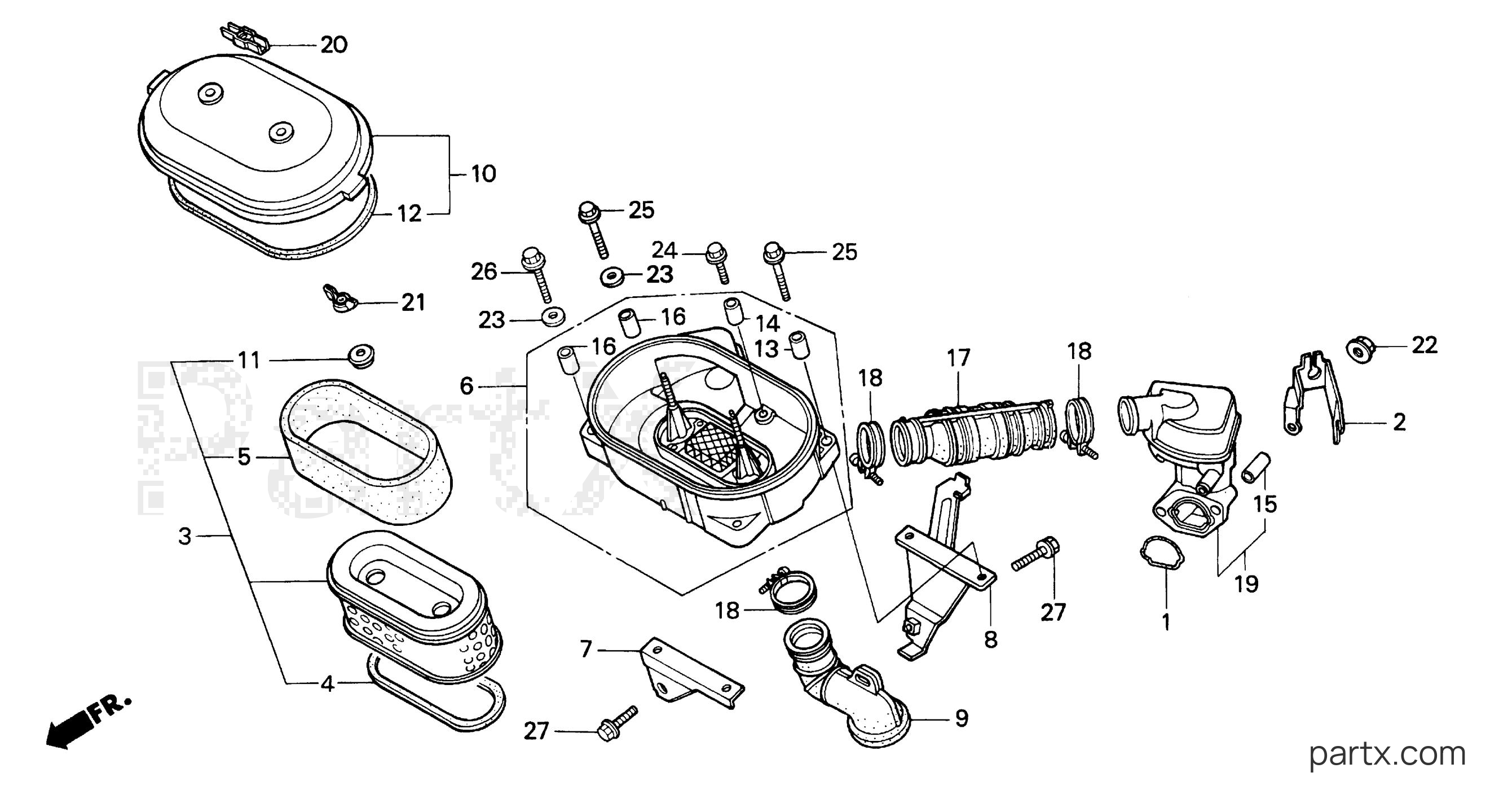 Honda H5013 AC4/A - AIR CLEANER