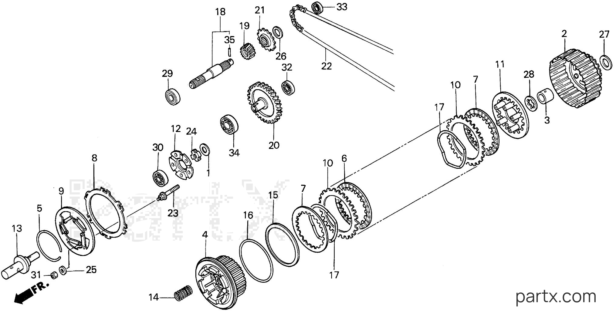 Honda H5013 A2/C - CLUTCH