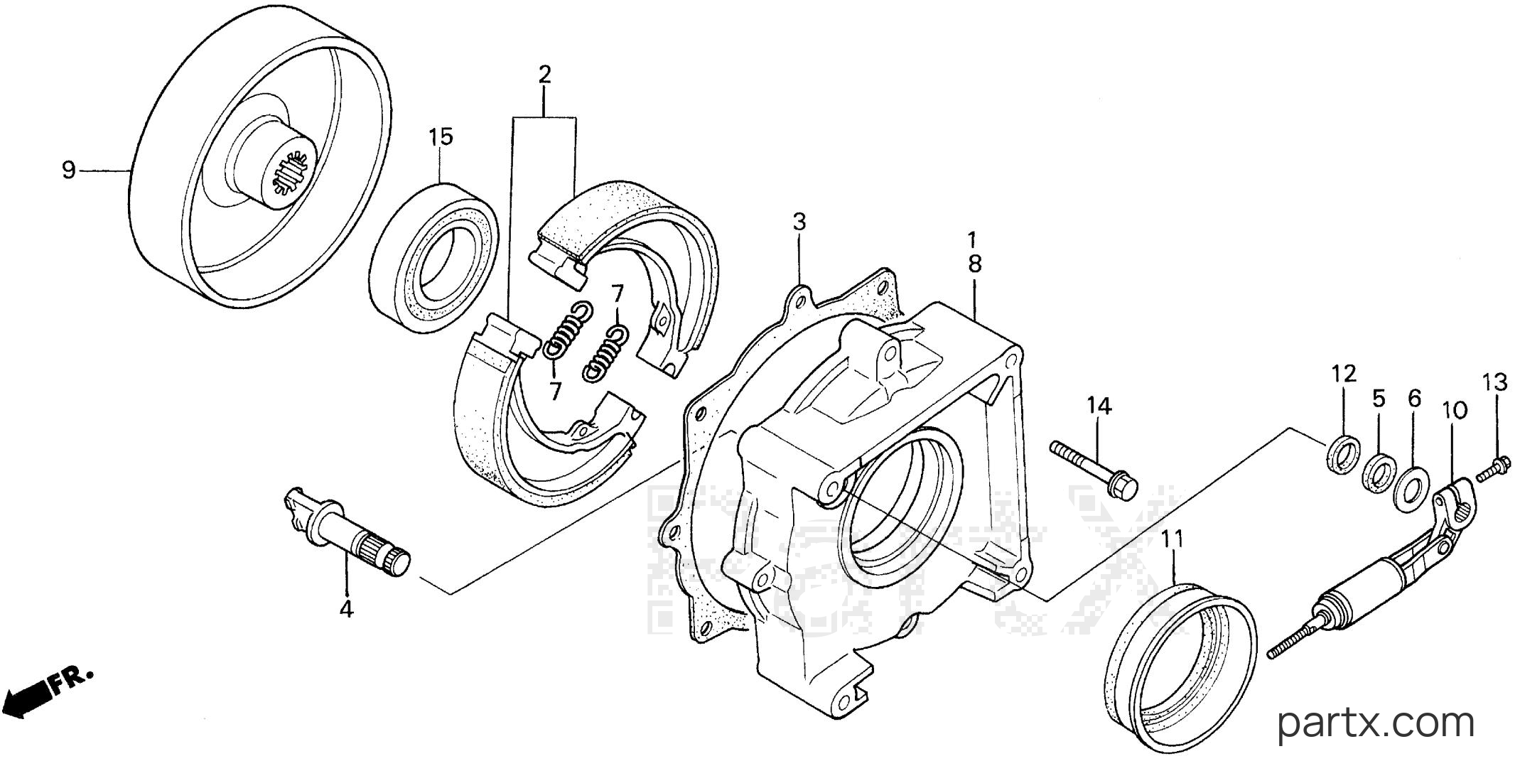Honda H5013 AC2/B - BRAKE