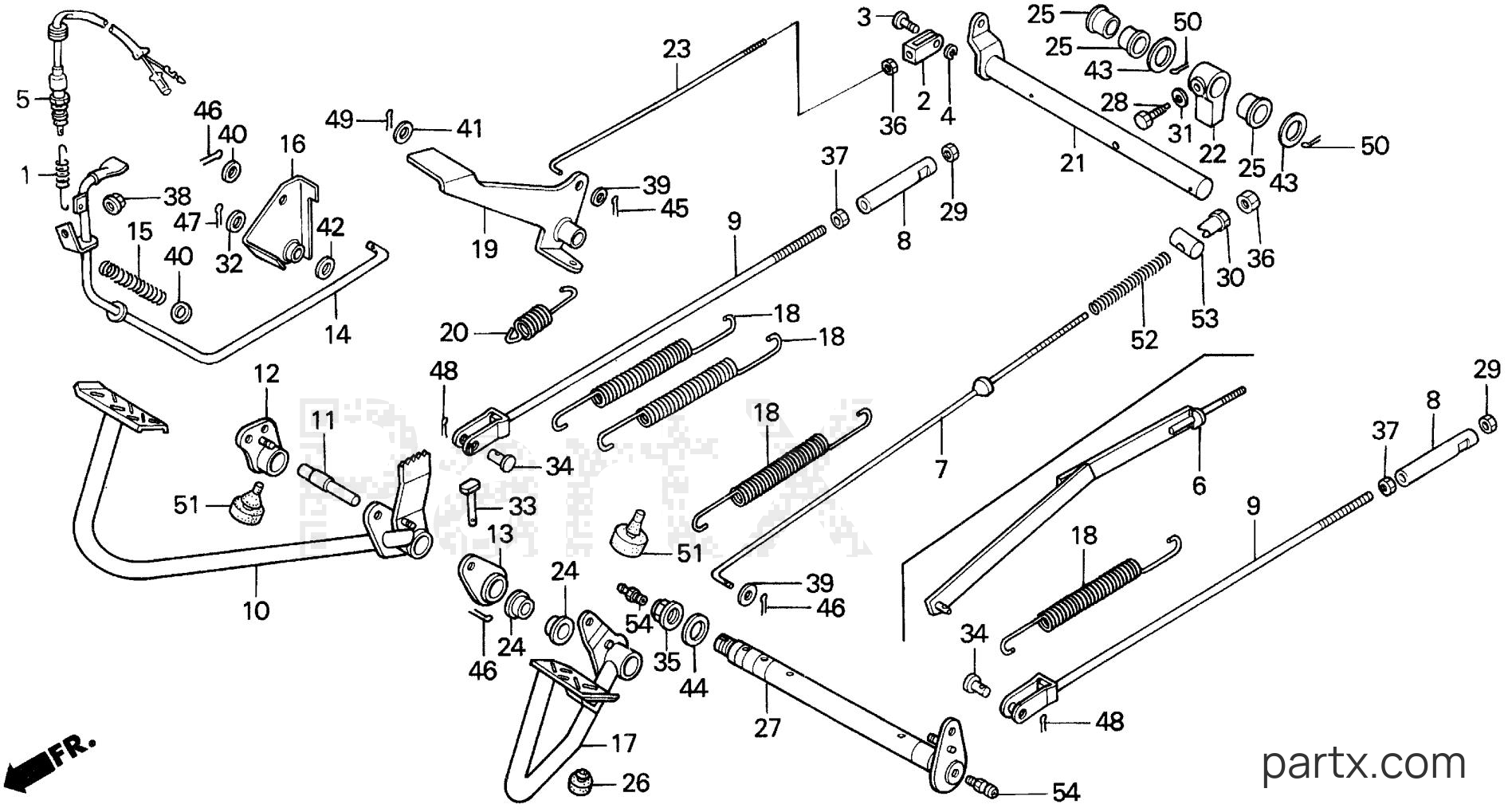Honda H5013 AC4/B - PEDAL