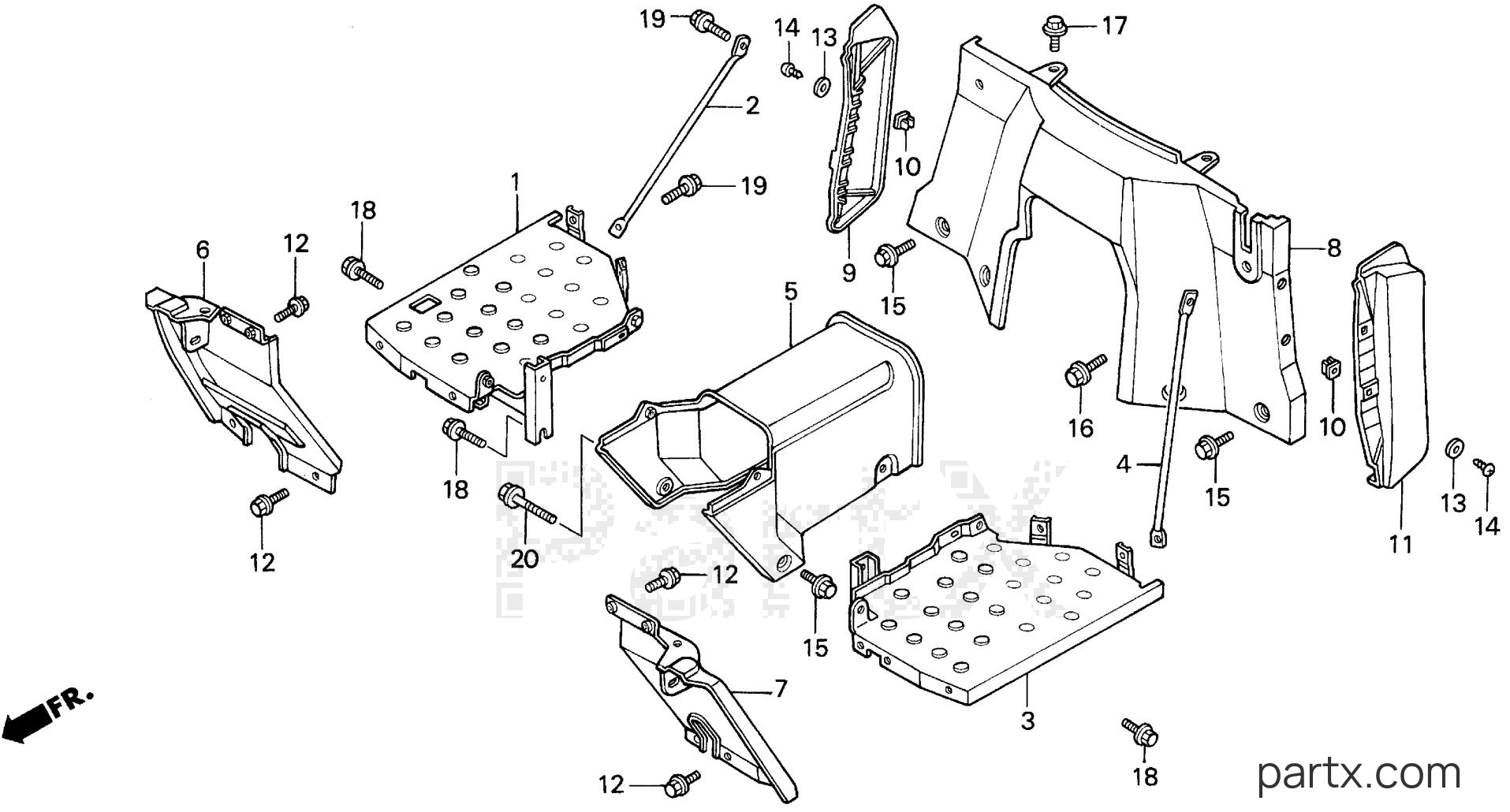 Honda H5013 A2/D - FLOOR