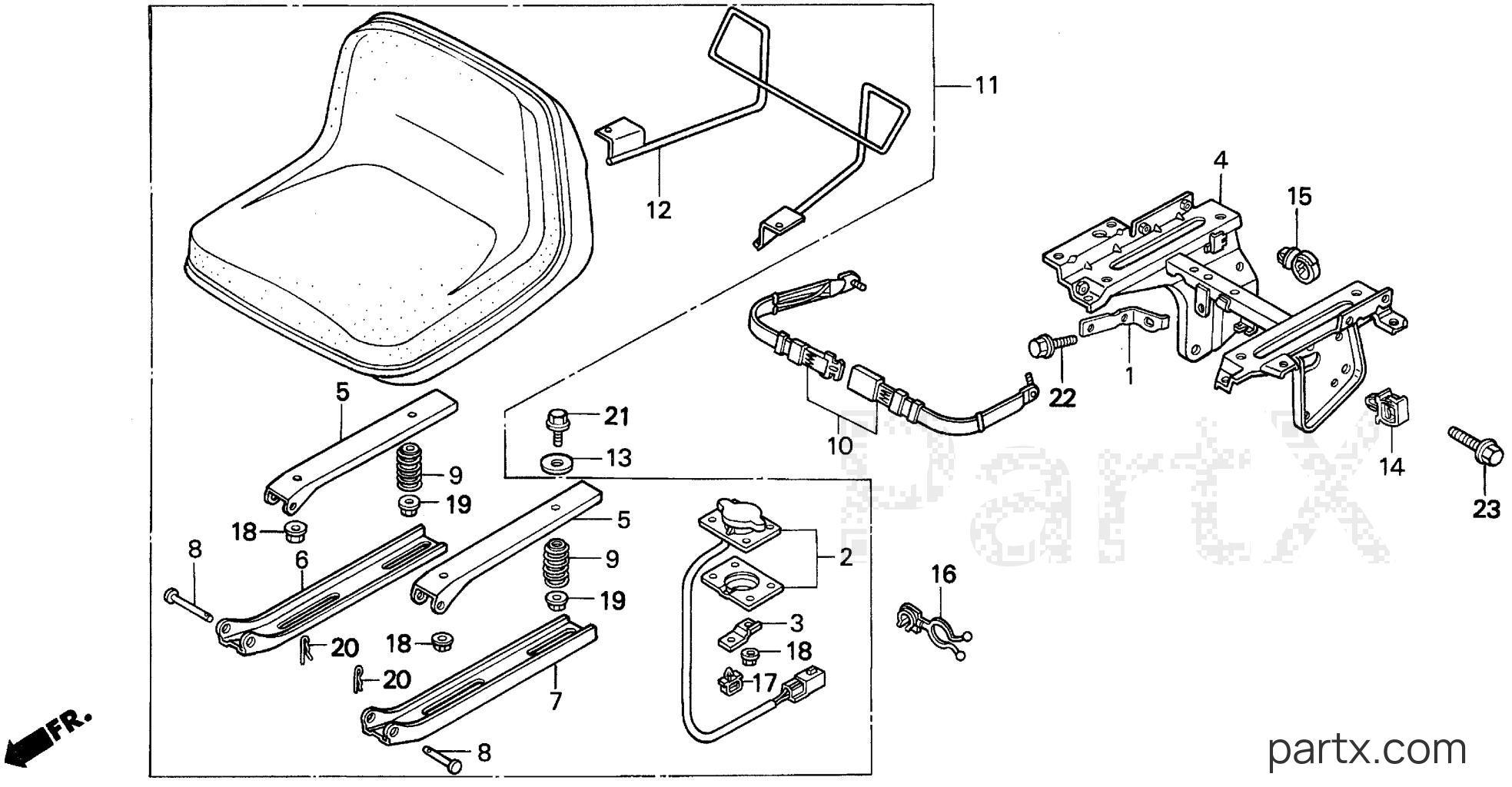 Honda H5013 AC4/B - SEAT