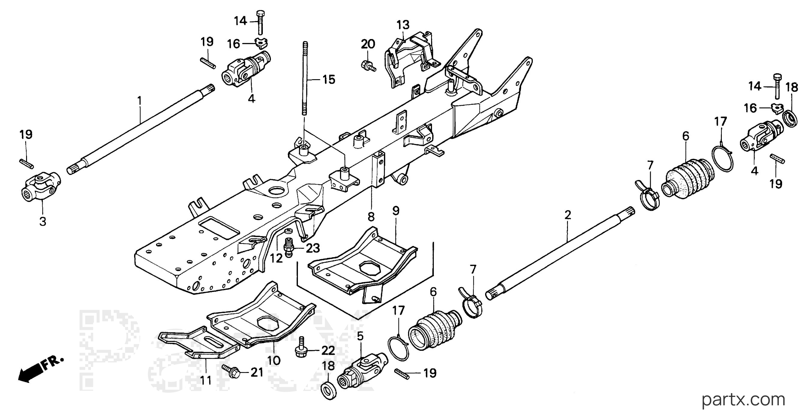 Honda H5013 AC2/B - FRAME