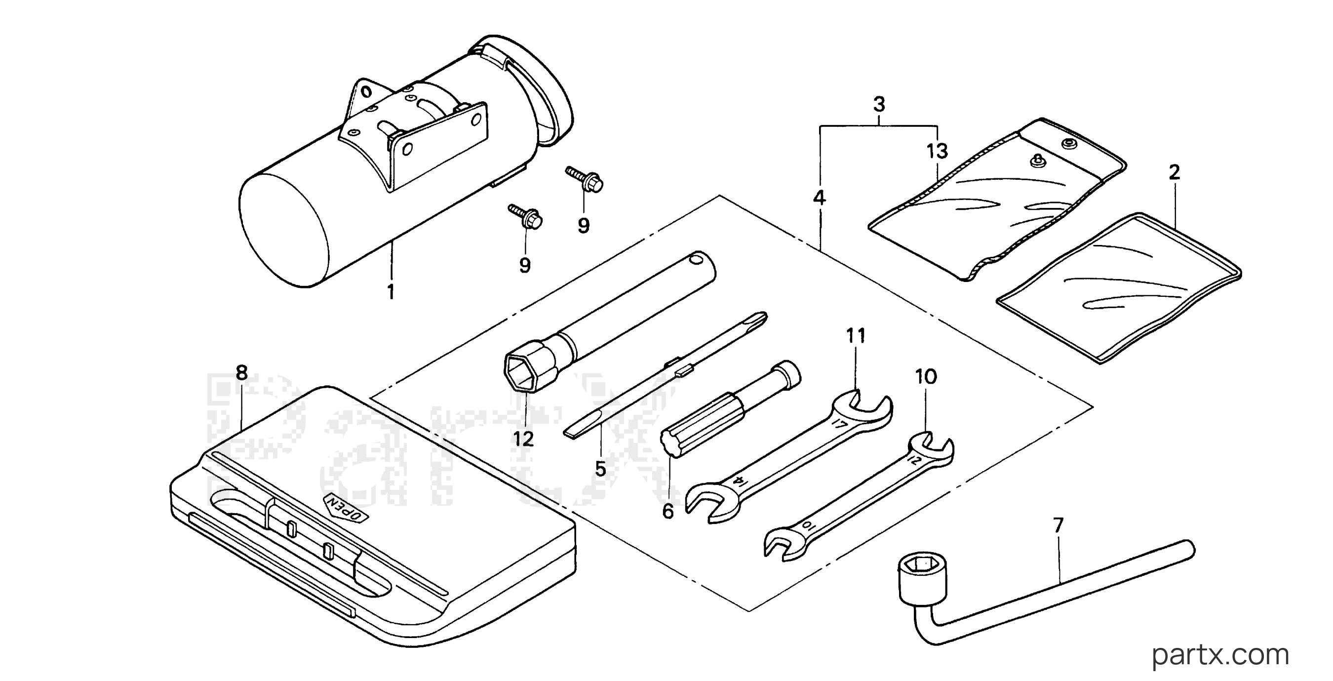 Honda H5013 AC4/A - TOOLS