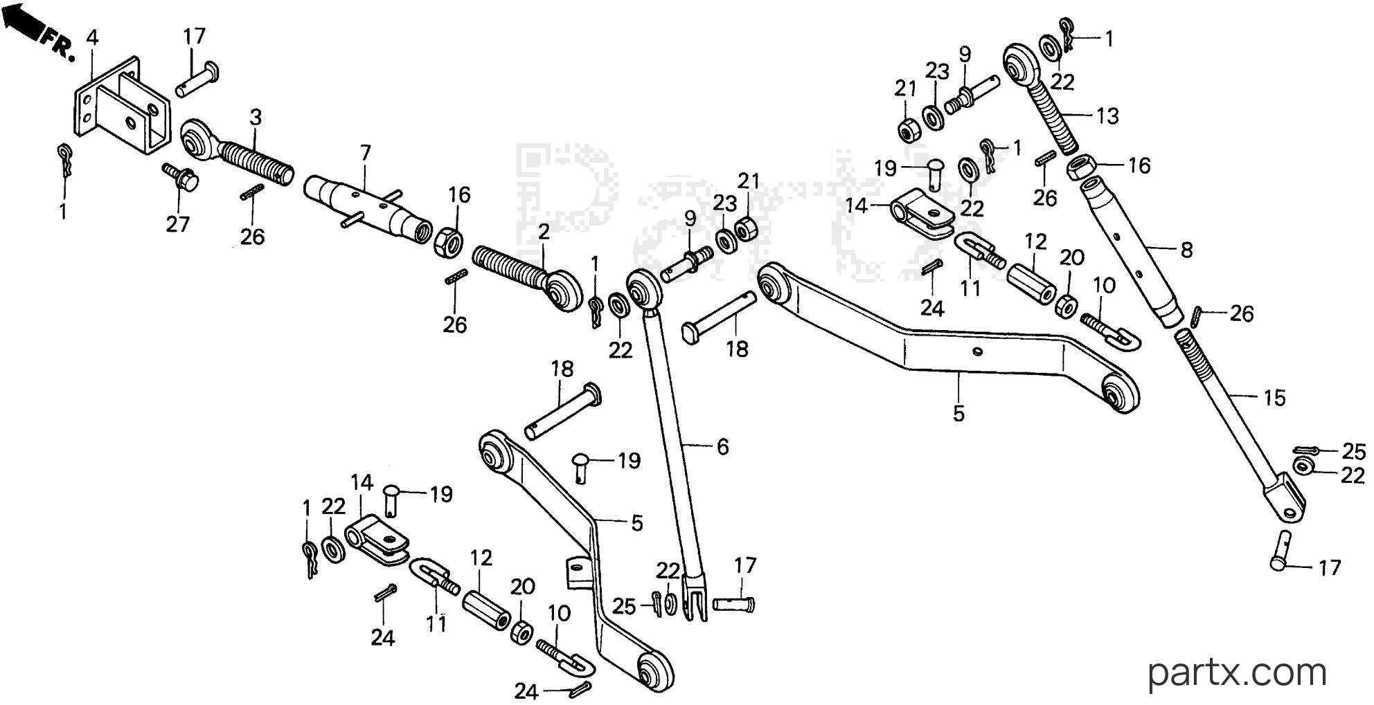 Honda RT5000 A - THREE POINT HITCH (1)