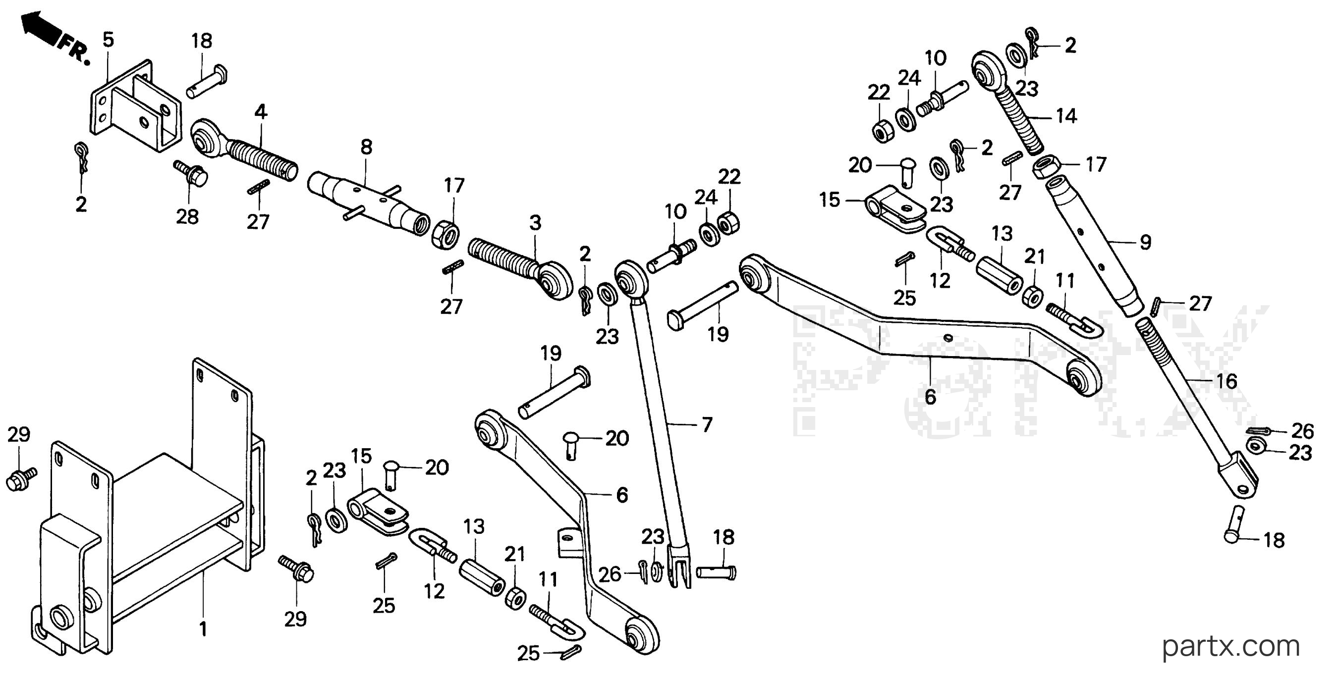 Honda RLK5000 A - THREE POINT HITCH (2)