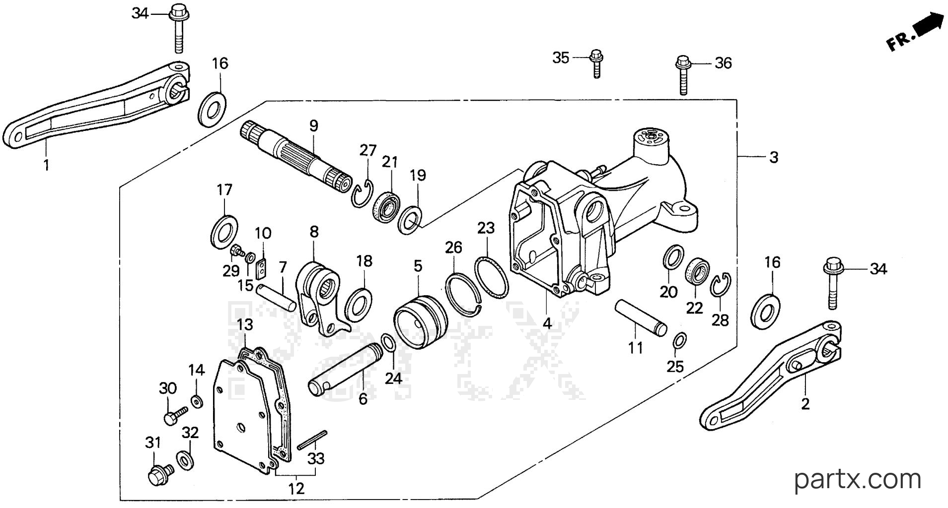 Honda RLK5000 A - HYDRAULIC KIT (1)