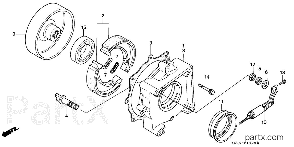 Honda H5518 AC2/B - BRAKE