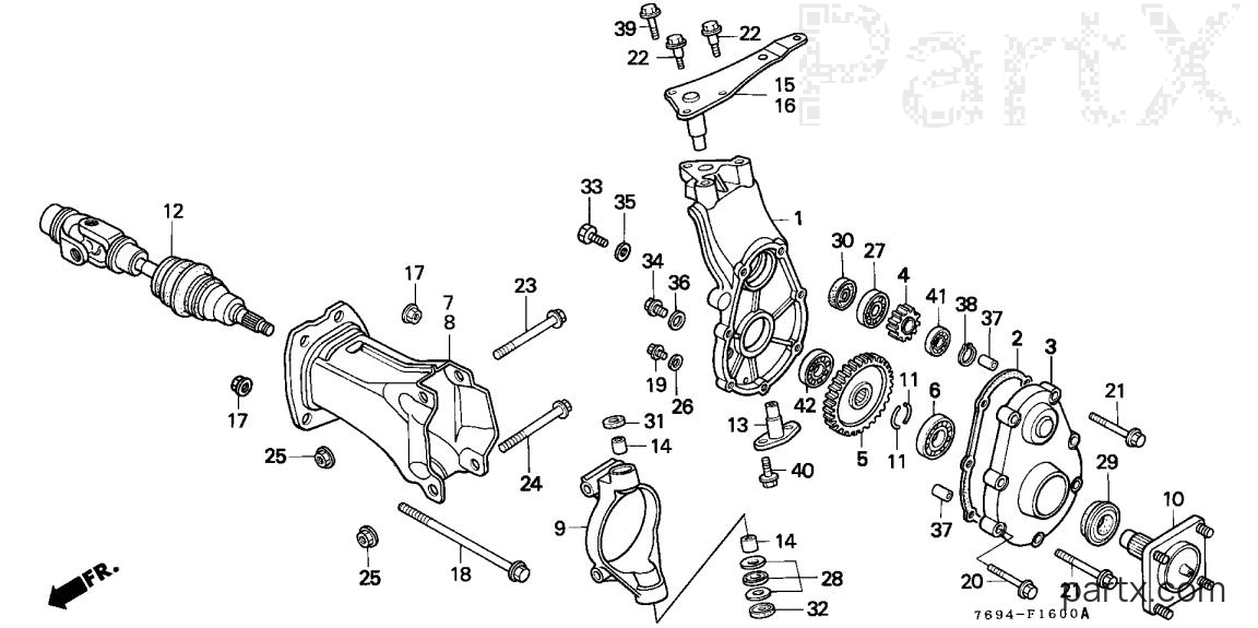 Honda H5518 NAC4/A - 4WD FRONT FINAL CASE