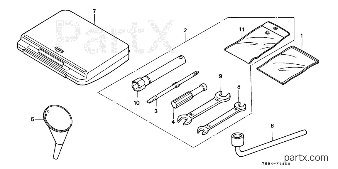 Honda H5518 AC2/A - TOOLS