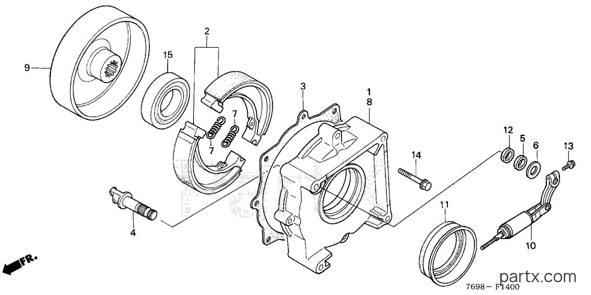 Honda H5518 NA4/B - BRAKE