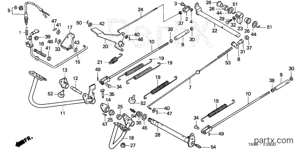 Honda H5518 NA4/A - PEDAL