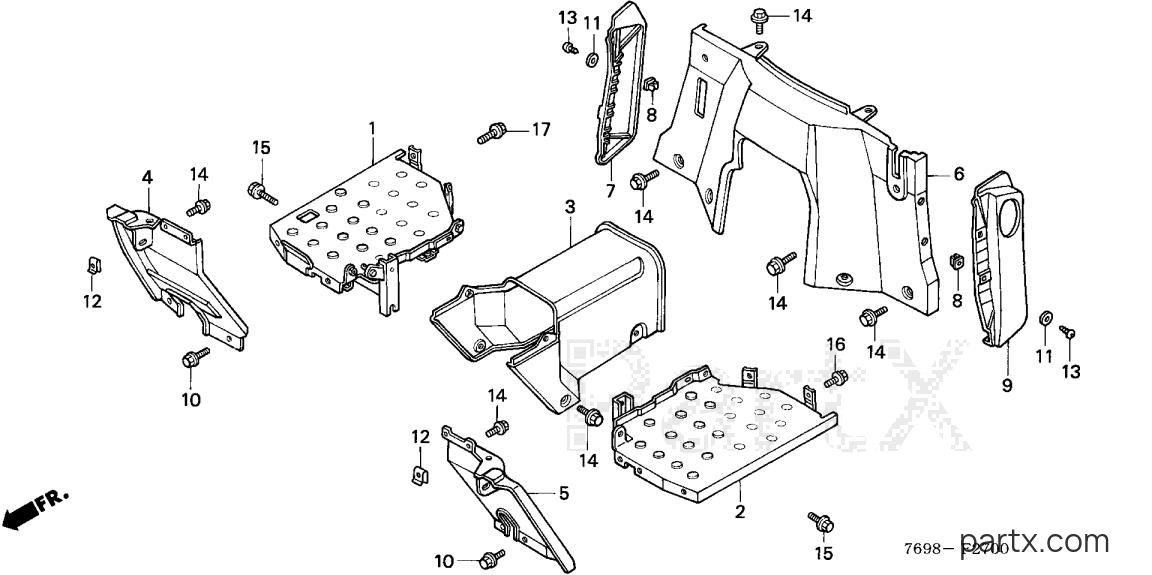 Honda H5518 A2/B - FLOOR PANEL