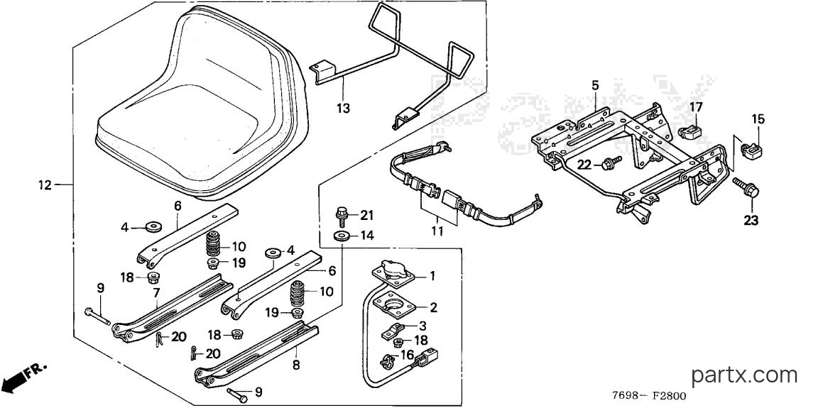 Honda H5518 NA2/A - SEAT