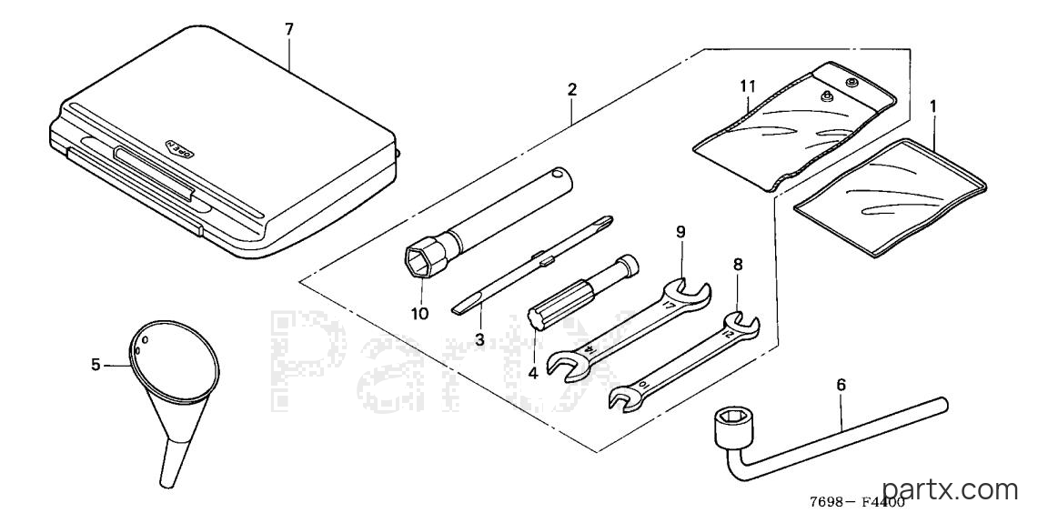 Honda H5518 A2/B - TOOLS
