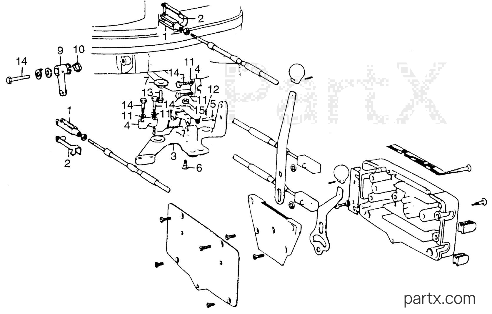 Honda B75K3 LD - REMOTE CONTROL