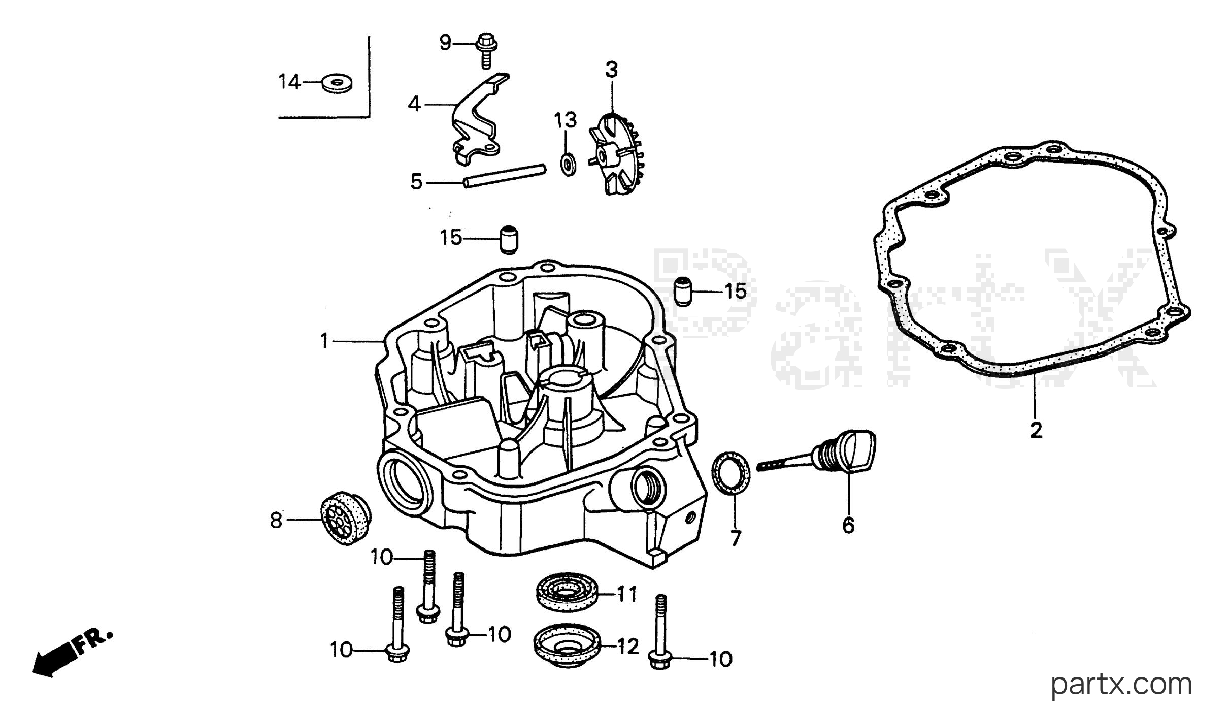 Honda BF20F SA - OIL PAN