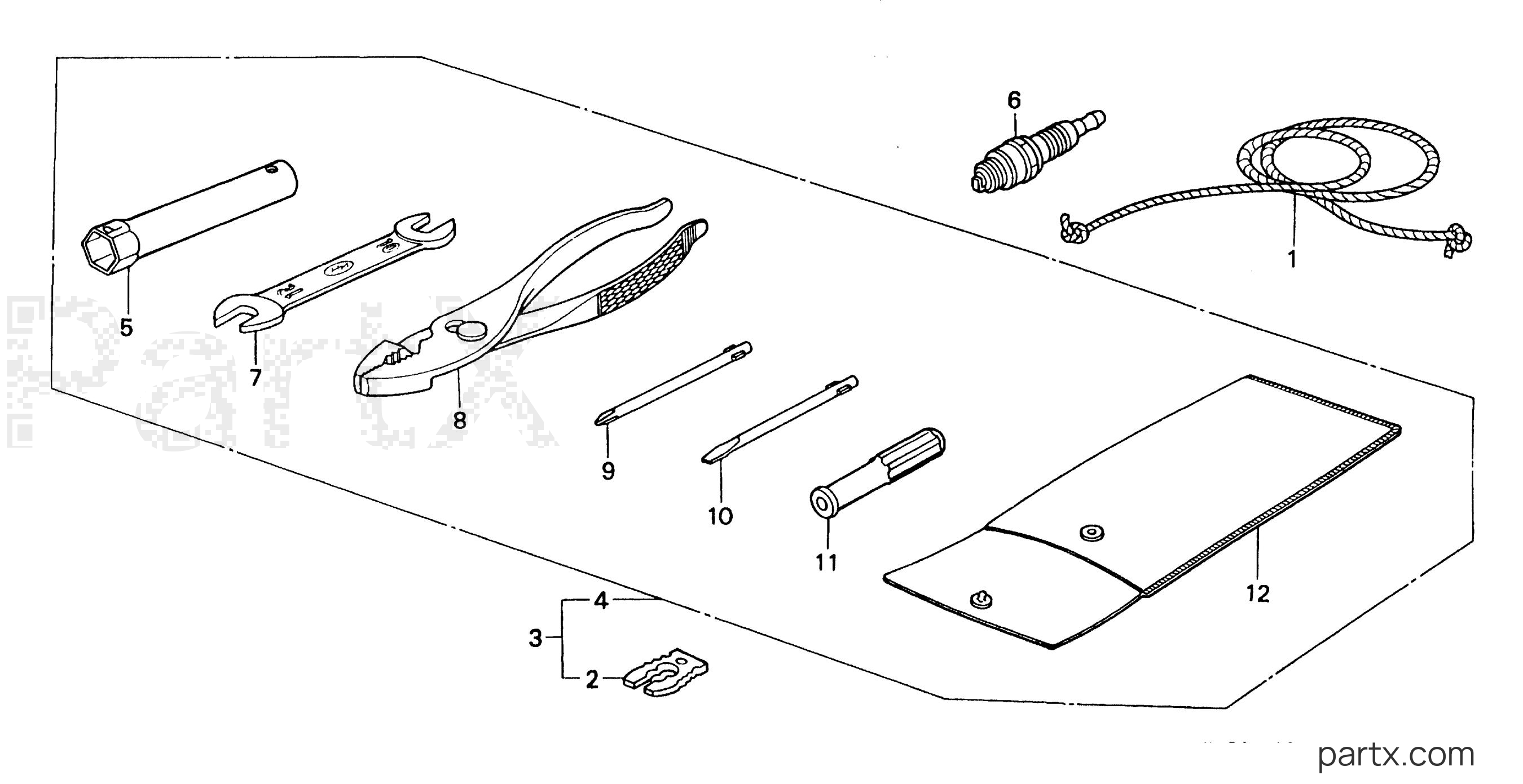 Honda BF20F SA - TOOLS
