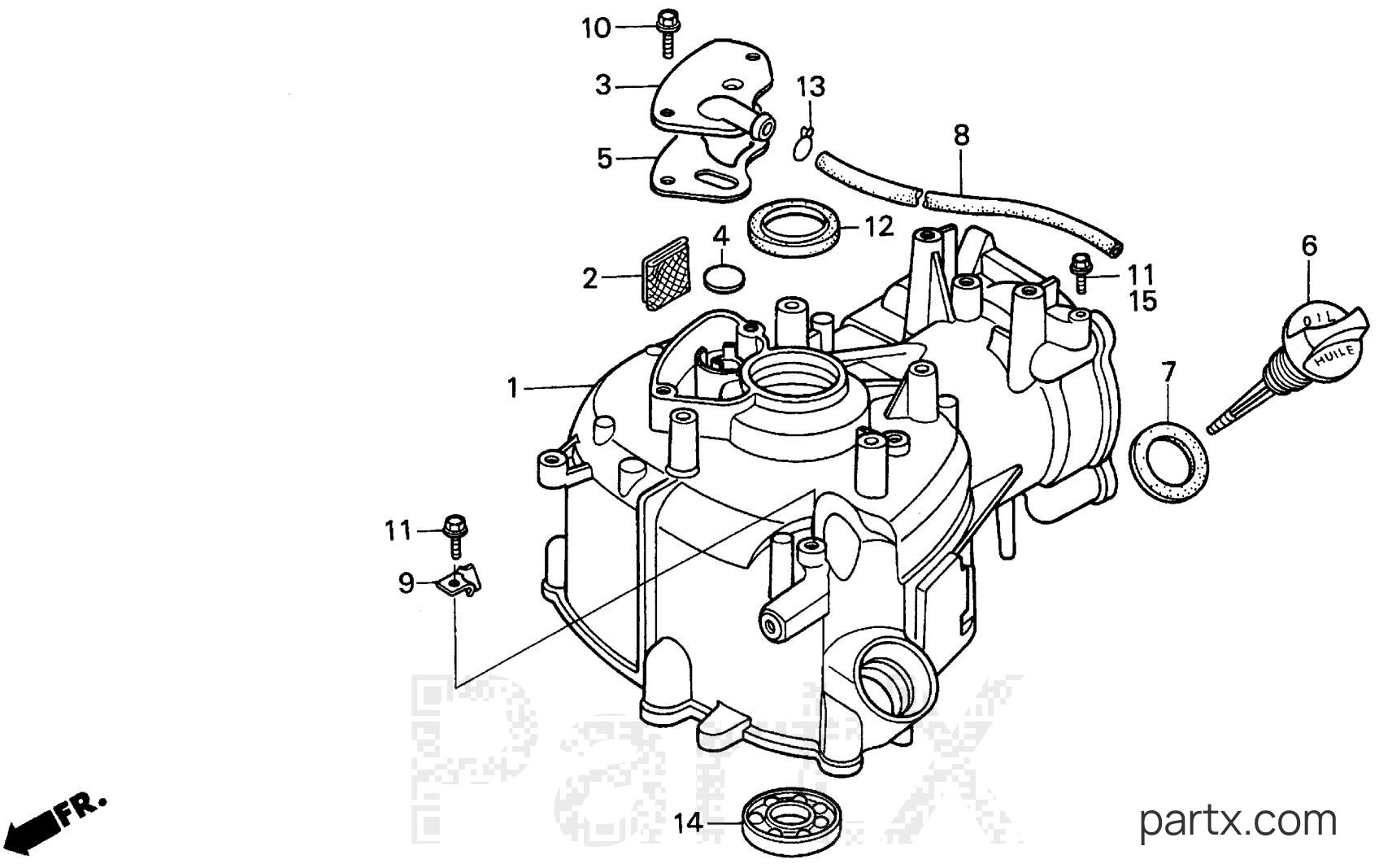 Honda BF5AW SA - CYLINDER