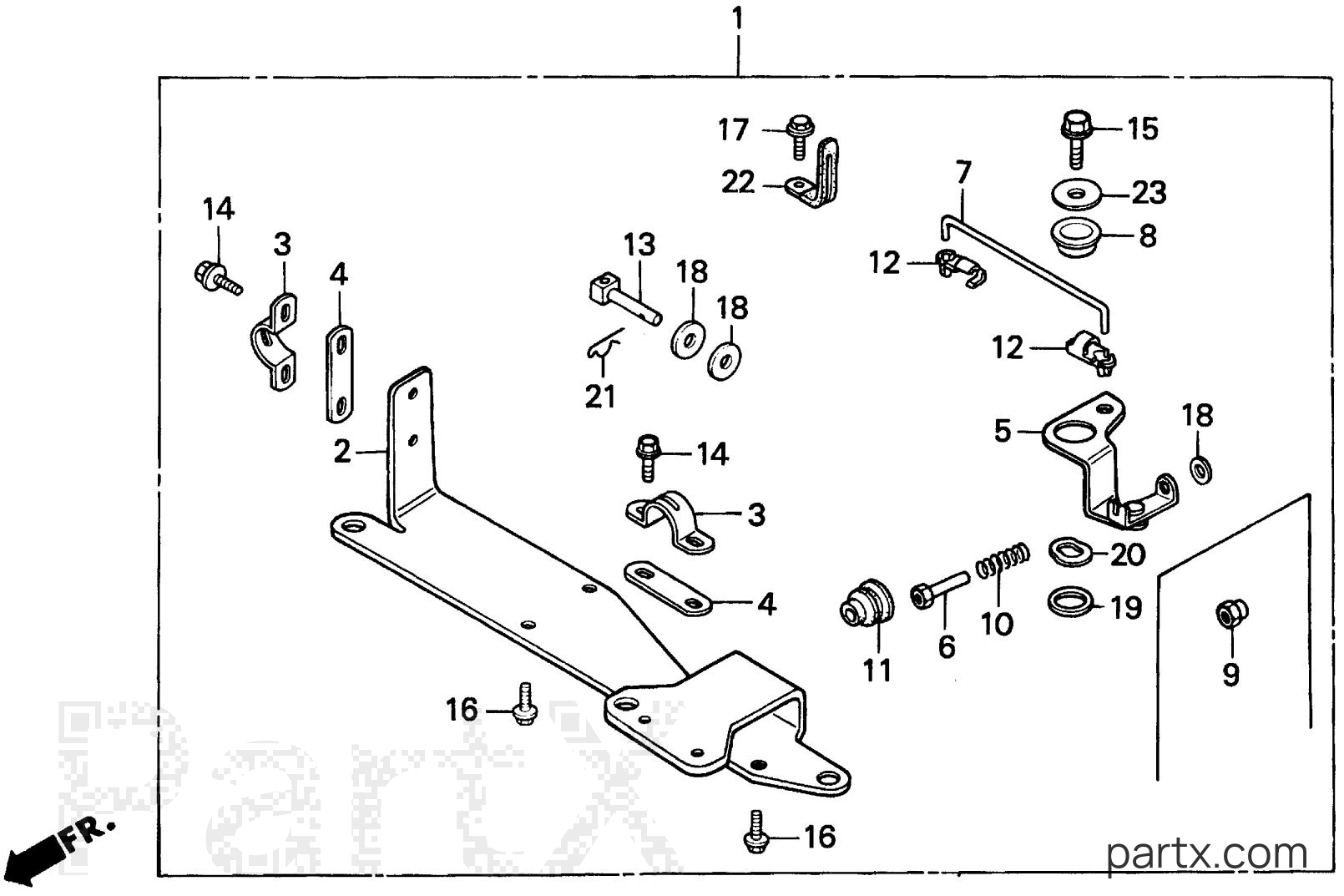 Honda BF5AW LA - REMOTE CONTROL KIT