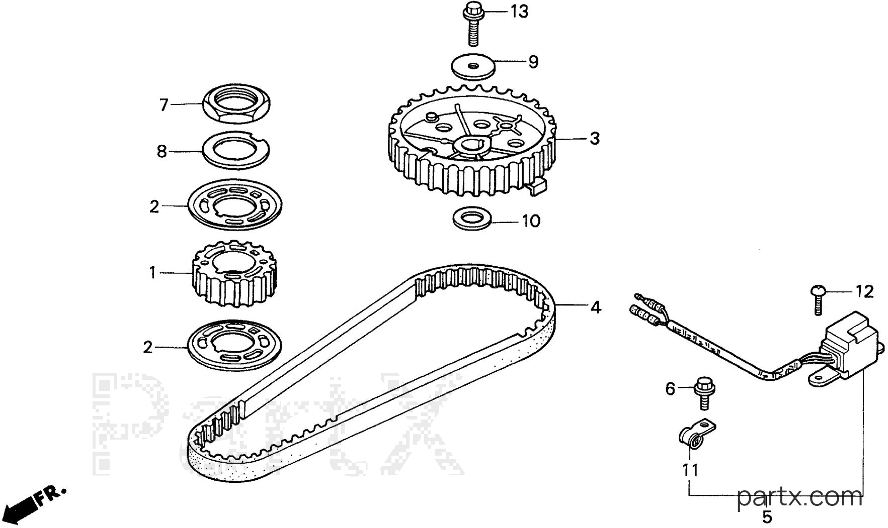 Honda BF15AW SAS - TIMING BELT